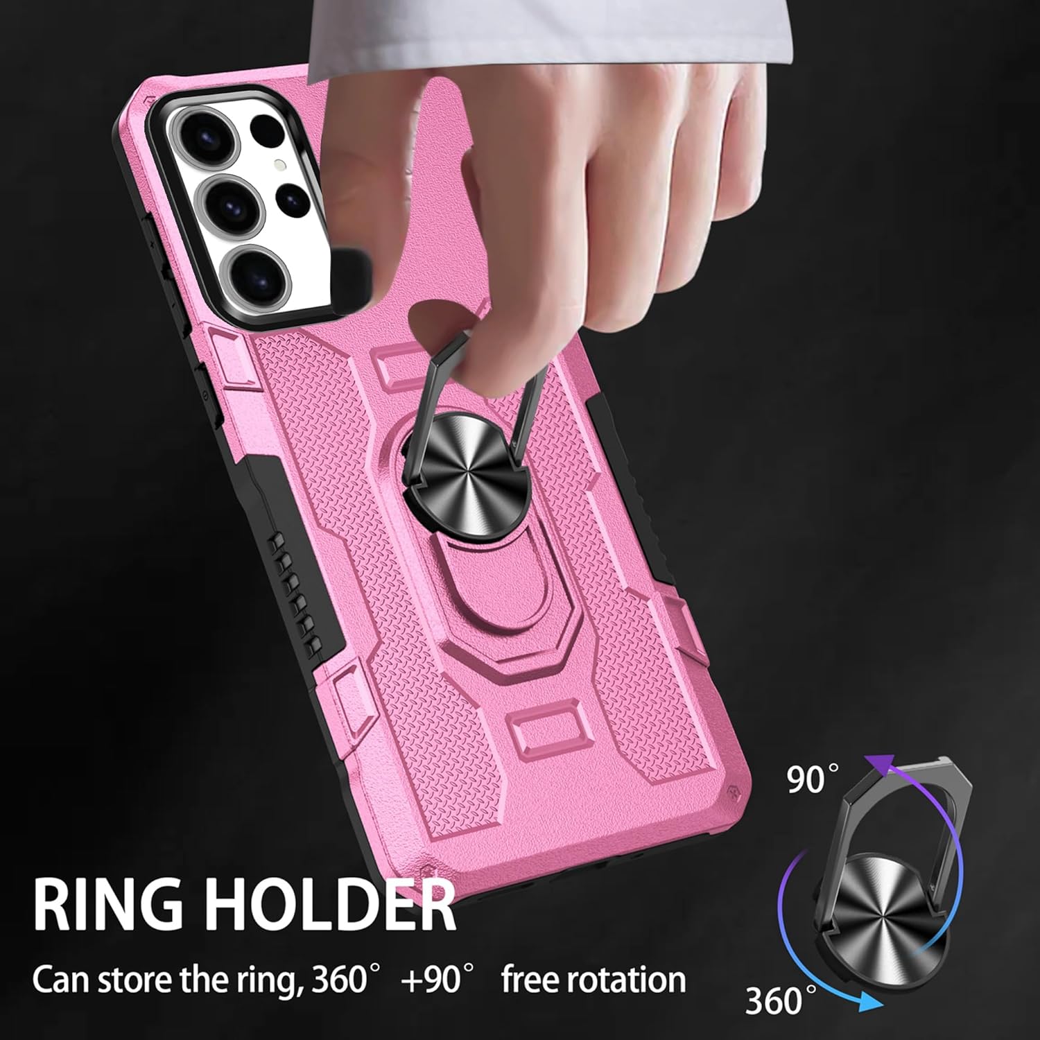 Funda compatible con Vivo Y32  Y33t  Y33s, funda protectora magnética a prueba de golpes, compatible con Vivo Y21  Y21s  Y21a  Y21e  Y21G  Y21t