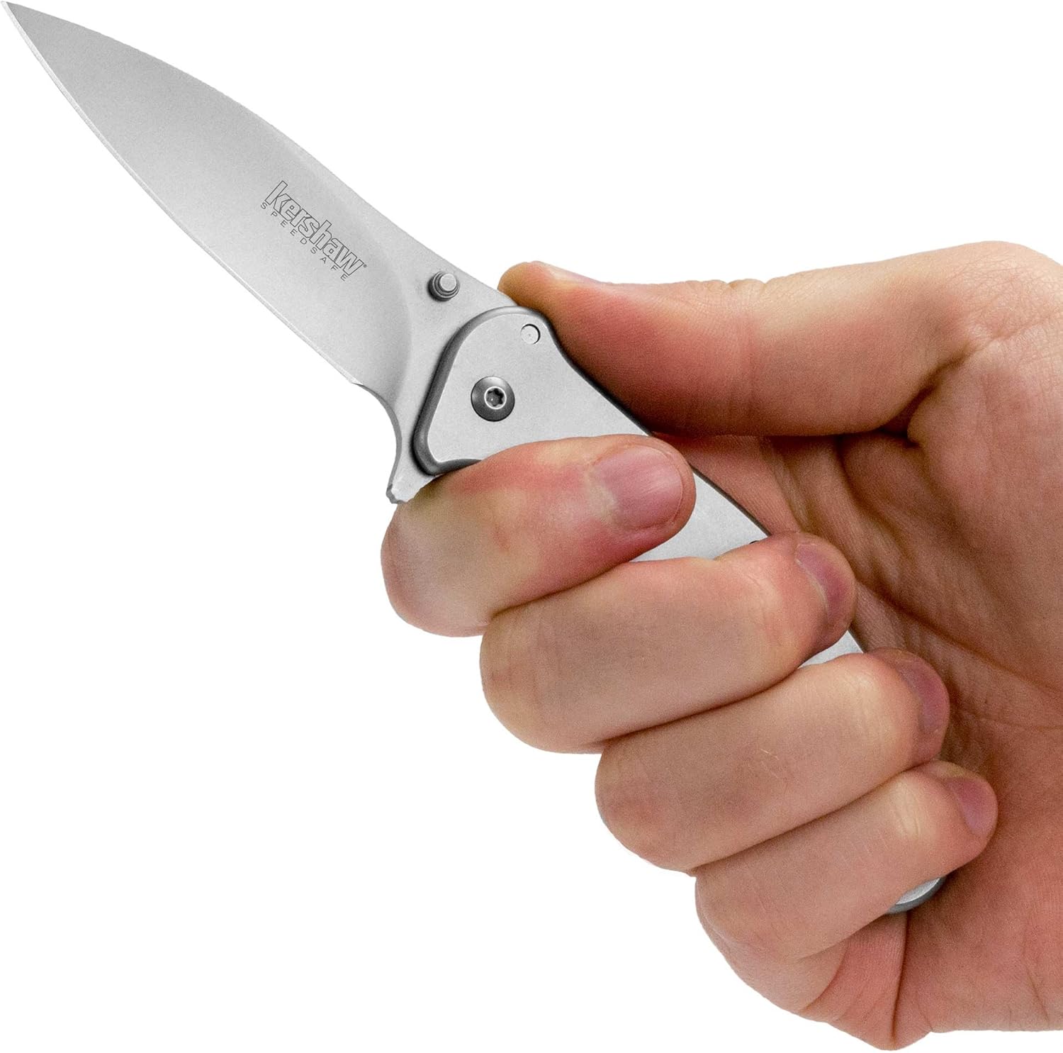 Cuchillo Zing de acero inoxidable Kershaw 1730SS con velocidad segura