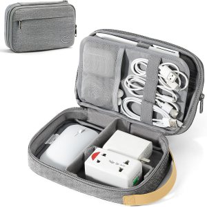 Travelkin – Organizador de cables electrónico de viaje, bolsa organizadora de cables de viaje para cargador, teléfono, tarjeta SD, tarjeta SIM, Travelkin – Organizador de cables electrónico de viaje, bolsa organizadora de cables de viaje para cargador, teléfono, tarjeta SD, tarjeta SIM,