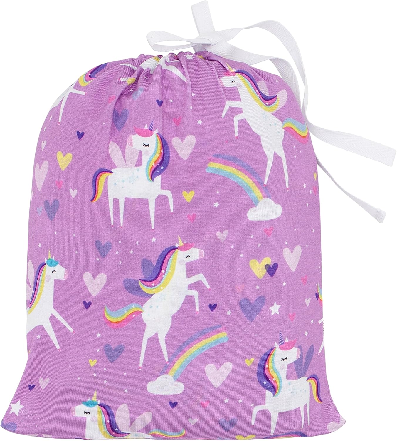 Little Sleepies Sábana bajera para cuna, viscosa de bambú, totalmente elástica, unicornios de Sienna