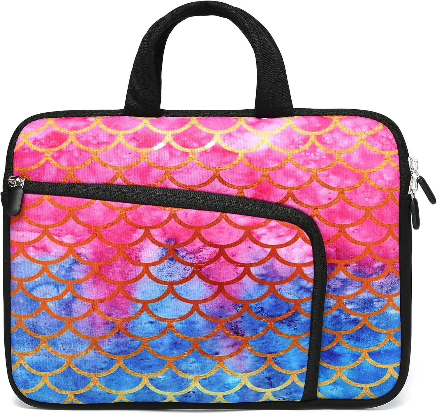 Funda de neopreno para portátil de 14, 15, 15,4 y 15,6 pulgadas, funda de neopreno suave con bolsillos adicionales para Dell Lenovo Toshiba HP