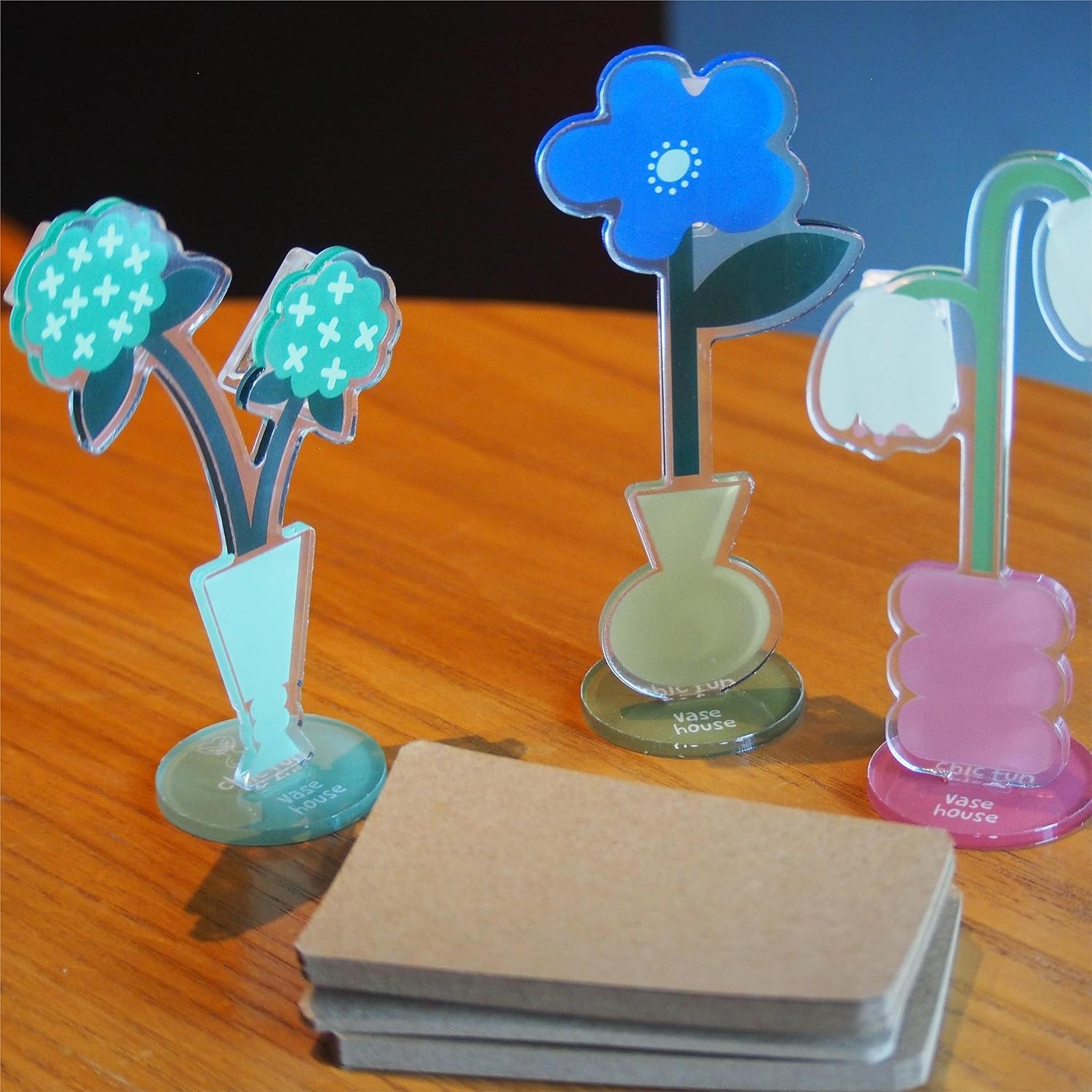 3 piezas de acrílico para escritorio, soporte de clip de flores, clip de exhibición de fotos de escritorio en casa, oficina, soporte para fotos,