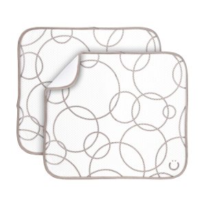 Ubbi Tapete de secado de platos de microfibra color topo, tapete de secado de biberones, tapete de cocina para encimera, paquete de 2 Ubbi Tapete de secado de platos de microfibra color topo, tapete de secado de biberones, tapete de cocina para encimera, paquete de 2