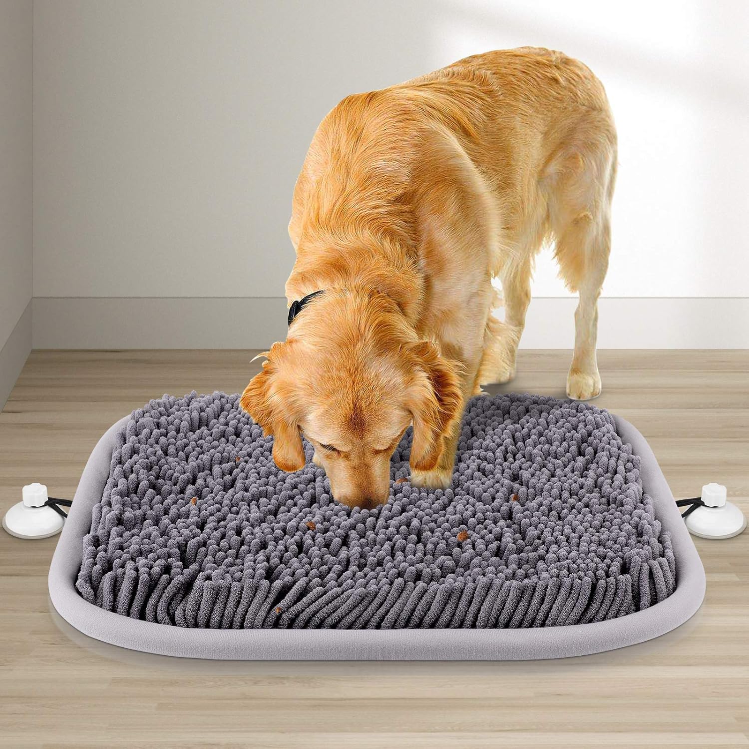 RUNDA Snuffle Mat – Alfombrilla para perros, 17 x 21 pulgadas, juego de alimentación interactivo para el aburrimiento, fomenta las habilidades