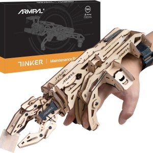 COWVTUJ ARMPAL – Kit de modelo de garra mecánica 3D de madera ClawBot para adultos y adolescentes, kit de construcción de brazo de robot para COWVTUJ ARMPAL – Kit de modelo de garra mecánica 3D de madera ClawBot para adultos y adolescentes, kit de construcción de brazo de robot para