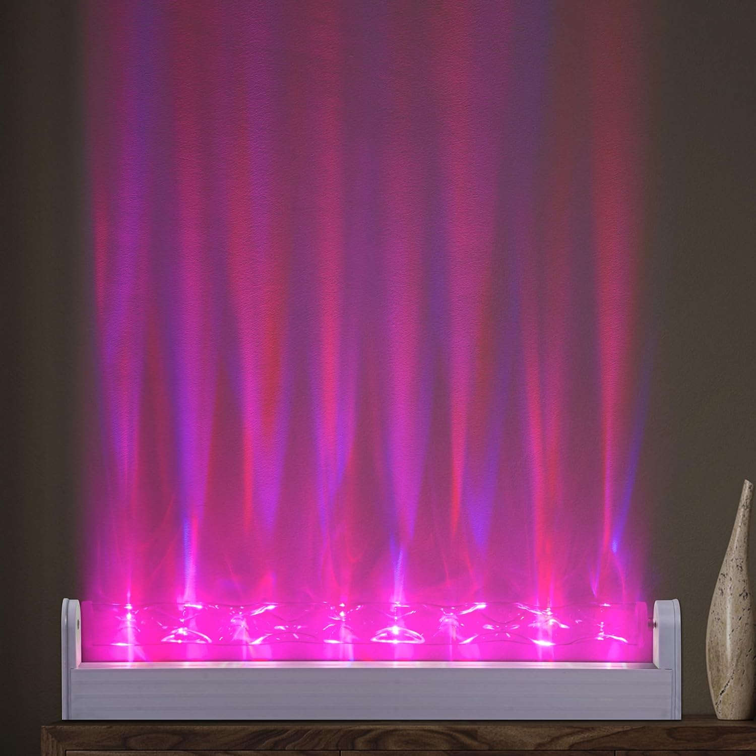 Lámpara de proyector de luces RGB de ondas oceánicas, iluminación ambiental LED Knetic Aurora para decoración de pared, iluminación ambiental fresca