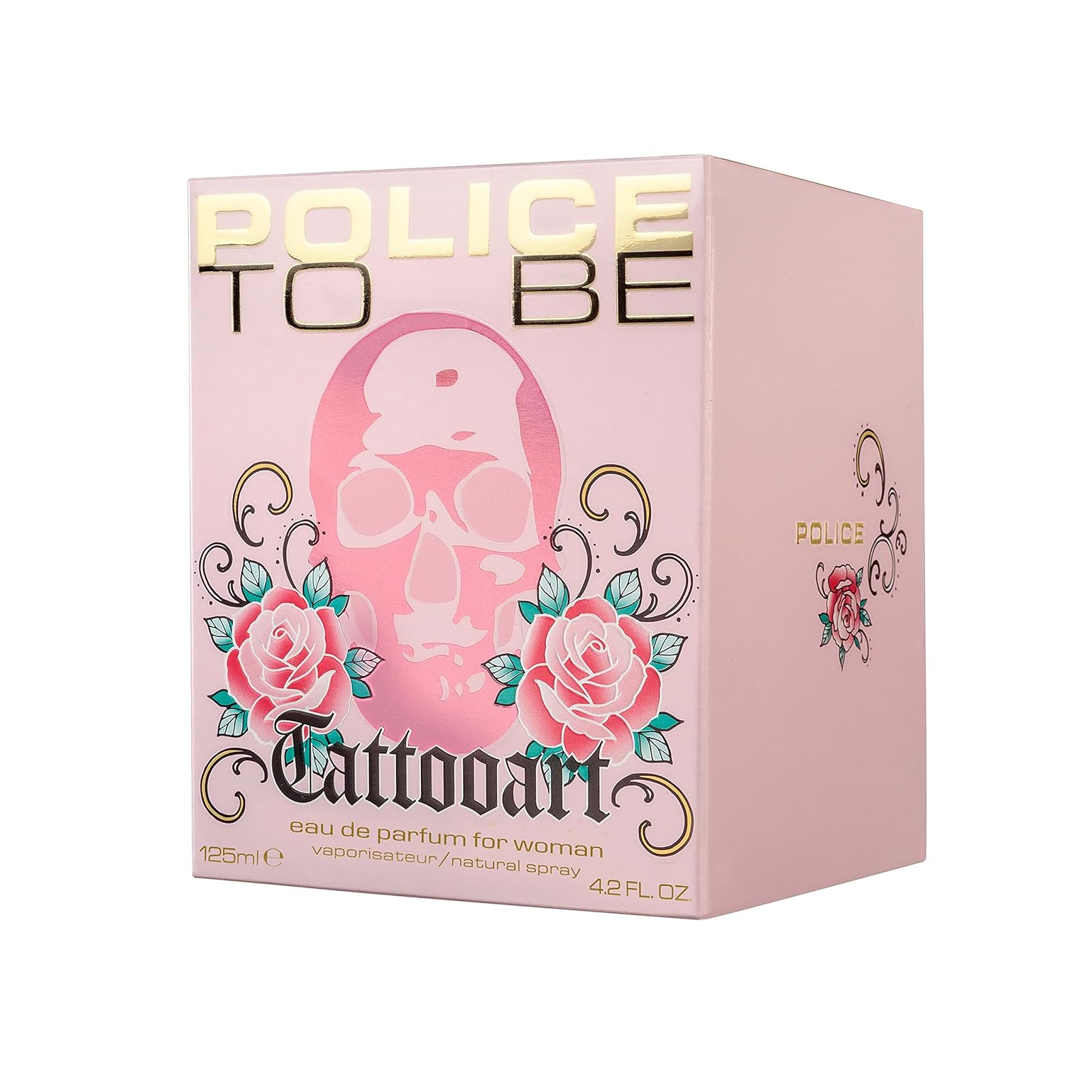 POLICE To Be Tattooart For Woman – Fragancia para mujer – Aroma floral afrutado de gourmand – sándalo cremoso y un acuerdo de malvavisco dulce en