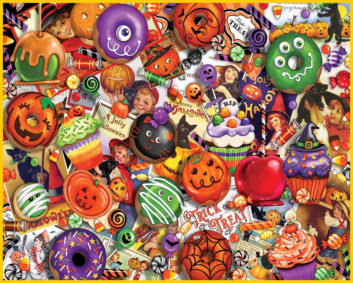 White Mountain Trick or Treat Halloween Sweets – Rompecabezas de 1000 piezas