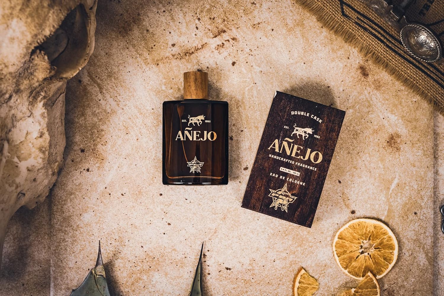 Tru Western PBR Anejo Colonia para hombre, 3.4 fl oz (3.4 fl oz) – Brillante y cálido
