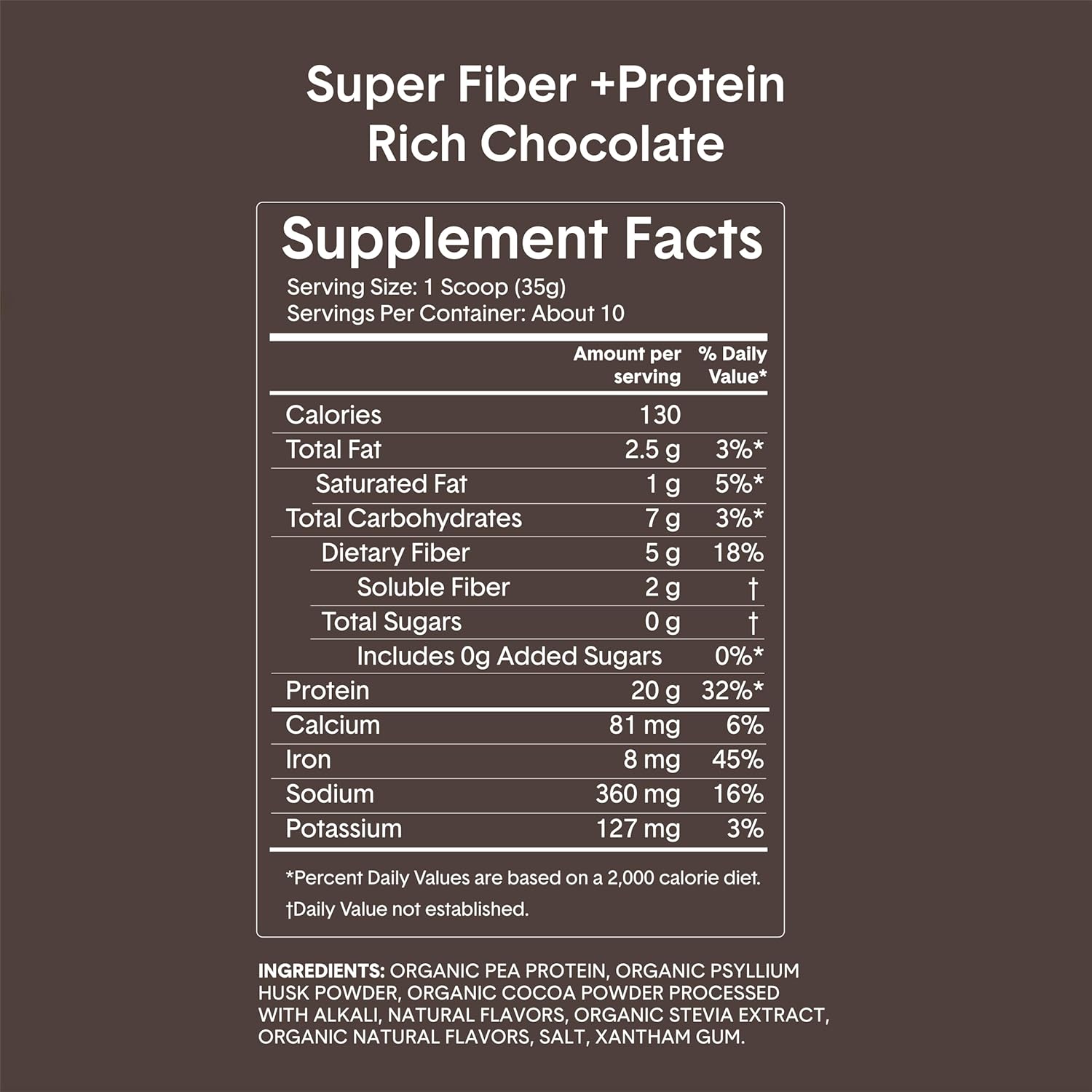 Bellway Super Fiber + Protein Powder (paquete de 2), suplemento de fibra de psyllium orgánico sin azúcar con 0.71 onzas de proteína vegetal por