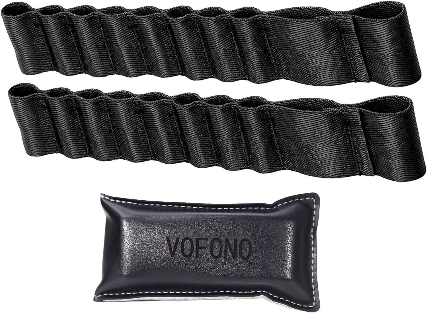 VOFONO 2 correas de repuesto de nailon para puertas de automóvil, resistentes, resistentes, ajustables, limitantes, de carga, 1000 libras, ajuste