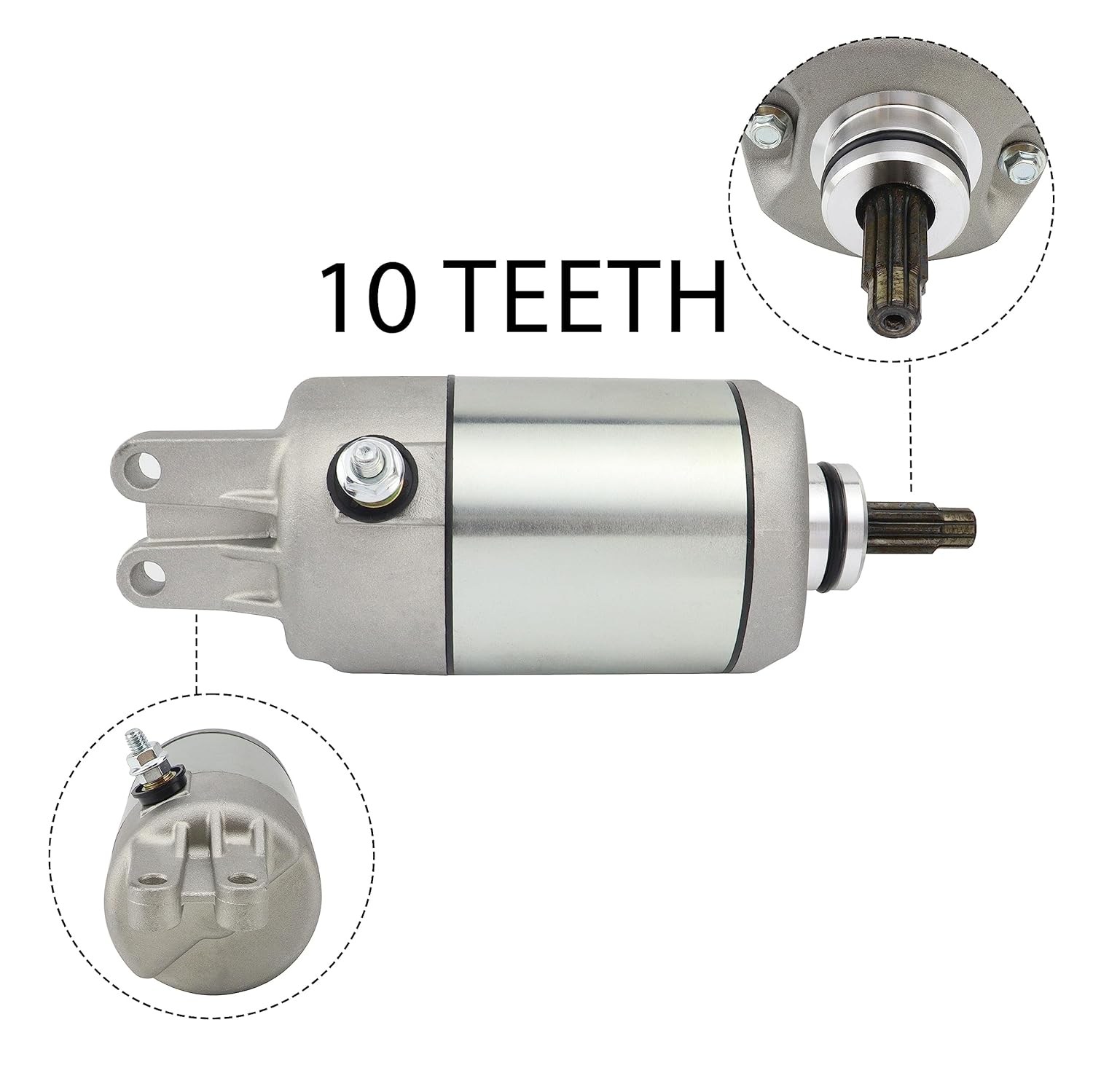 Arrancador con relé e interruptor de encendido para Honda FourTrax Foreman TRX450S ES FE FM 1998-2004, TRX500FE FM TM FPE FPM 2005-2011,