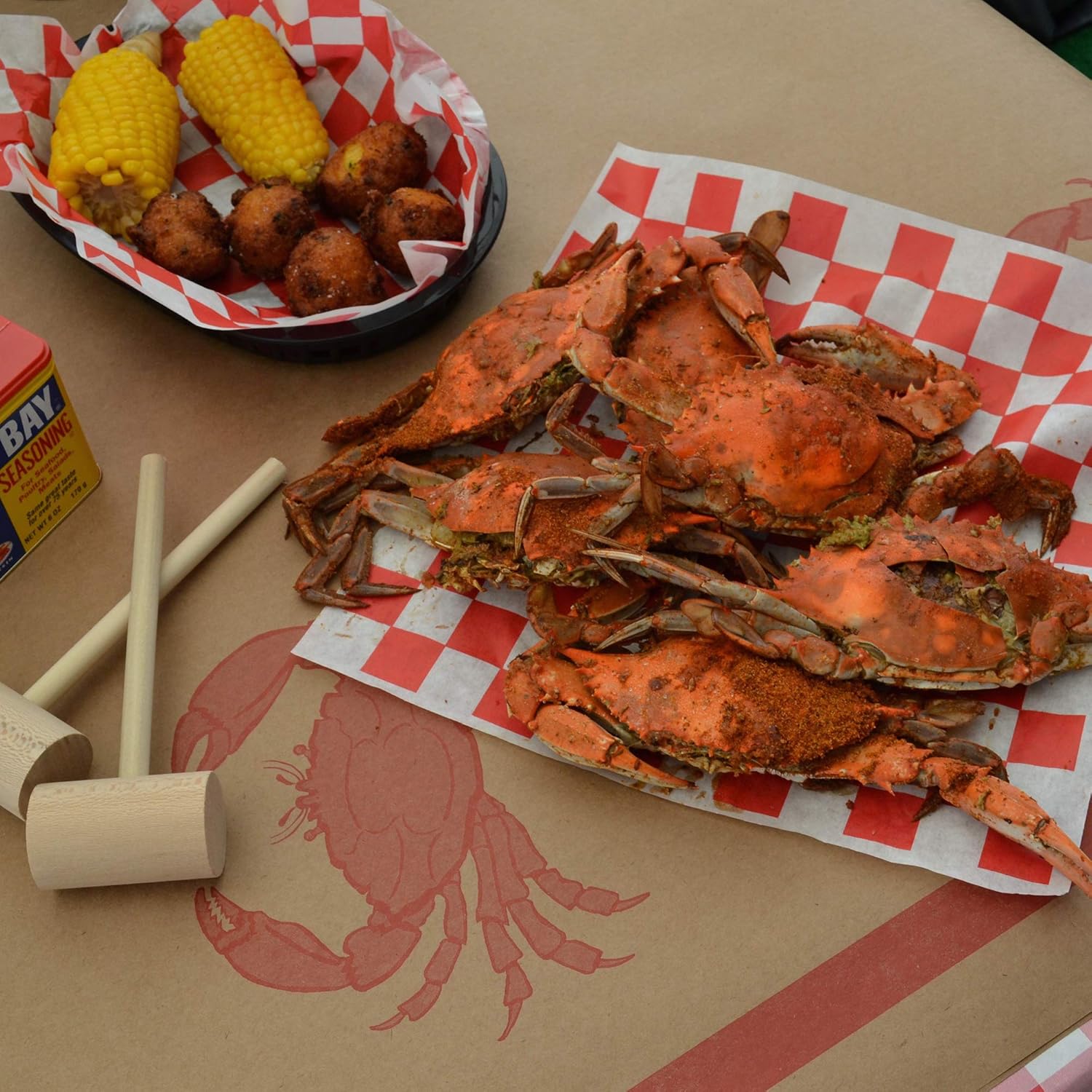 18 piezas de martillos de cangrejo de madera de langosta mariscos