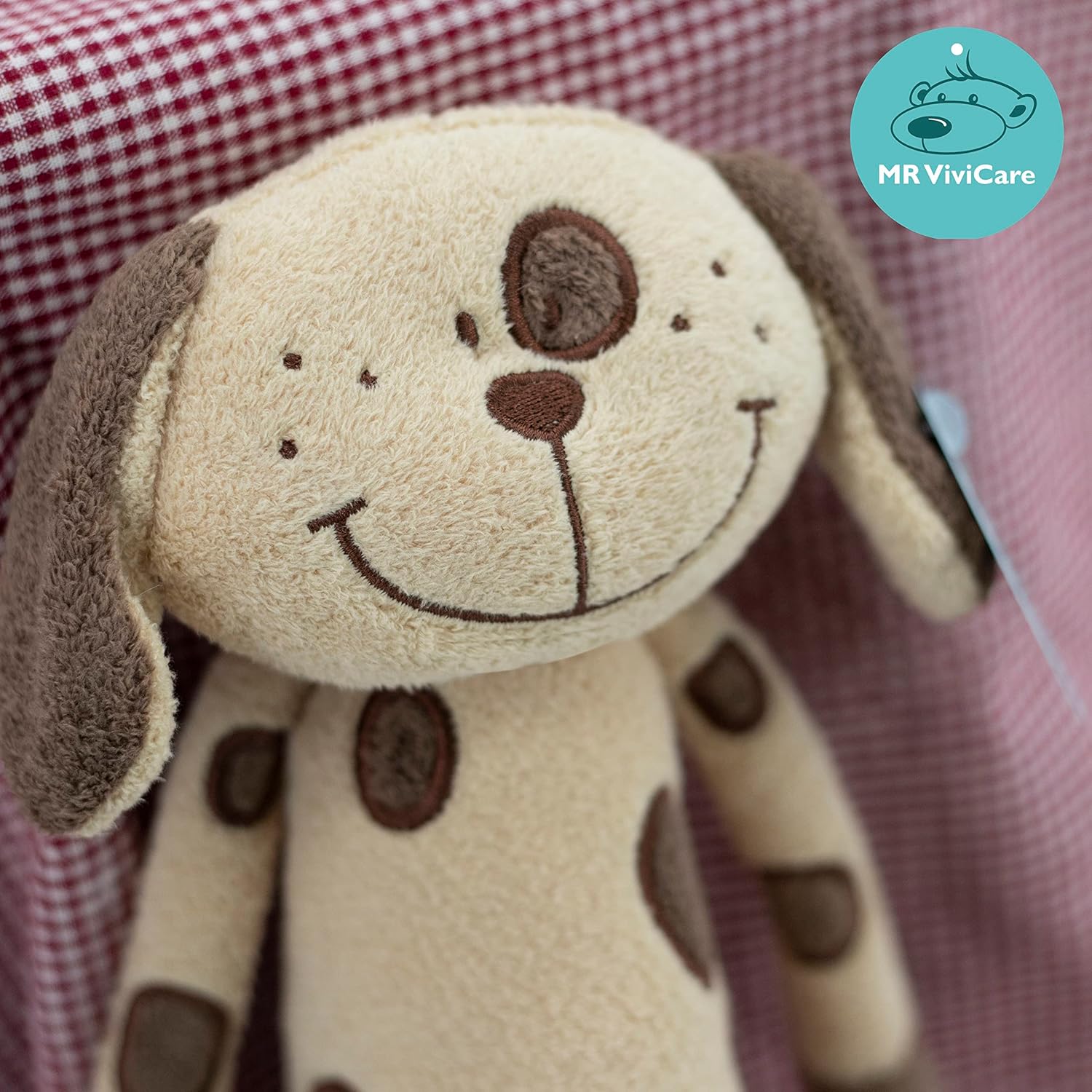 MR VIVICARE Juguete de peluche de perro de pie de 13 pulgadas, juguetes de peluche de perro de dibujos animados, animales de peluche para niños y
