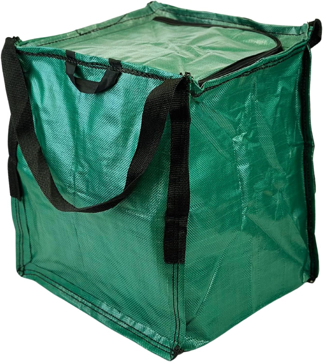 DURASACK Bolsa de almacenamiento resistente con cremallera superior de 22 galones, bolsa de mudanza de polipropileno tejido resistente, diseño