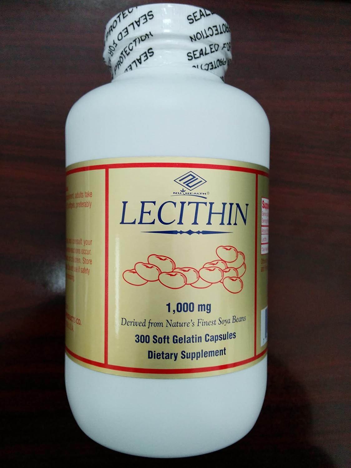 Lecitina (1000 Mg, 300 cápsulas blandas)