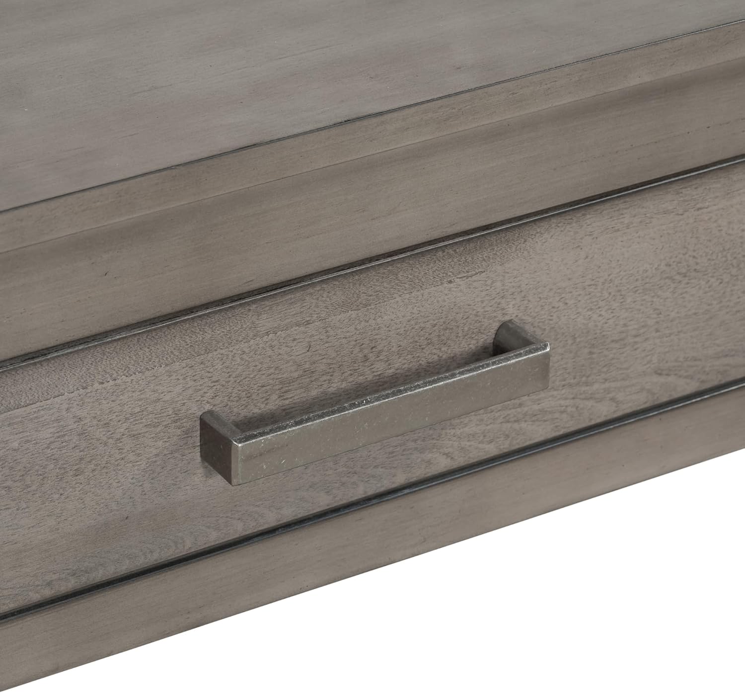 Moderna mesa consola de 3 cajones con 1 estante, mesa auxiliar de madera maciza para pasillo, sala de estar, vestíbulo, pasillo, fácil de montar