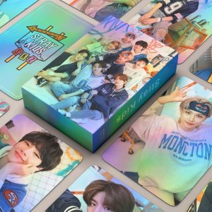 Stray Kids – Tarjetas de fotos láser, 55 unidades, 2023 para niños callejeros NACIFIC, juego de tarjetas láser Lomo Kpop, regalo para fanáticos que Stray Kids – Tarjetas de fotos láser, 55 unidades, 2023 para niños callejeros NACIFIC, juego de tarjetas láser Lomo Kpop, regalo para fanáticos que