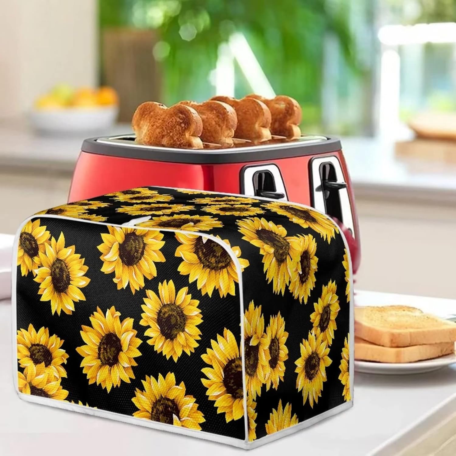 Cubierta para tostadora de pollo, cubierta antipolvo, soporte para mezcladora, cubierta para cafetera, cubierta para máquina de pan, cubierta de 2