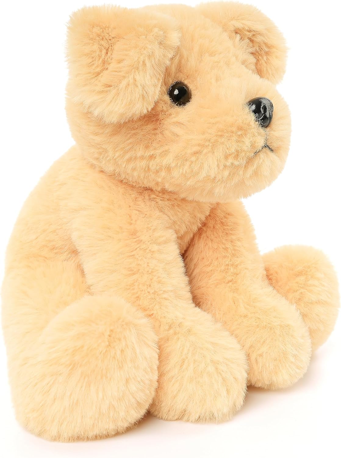 Labs Labrador Golden Retrievers – Cachorro de peluche para niños y niñas, regalos de cumpleaños a la hora de dormir, 7.9 pulgadas, amarillo dorado