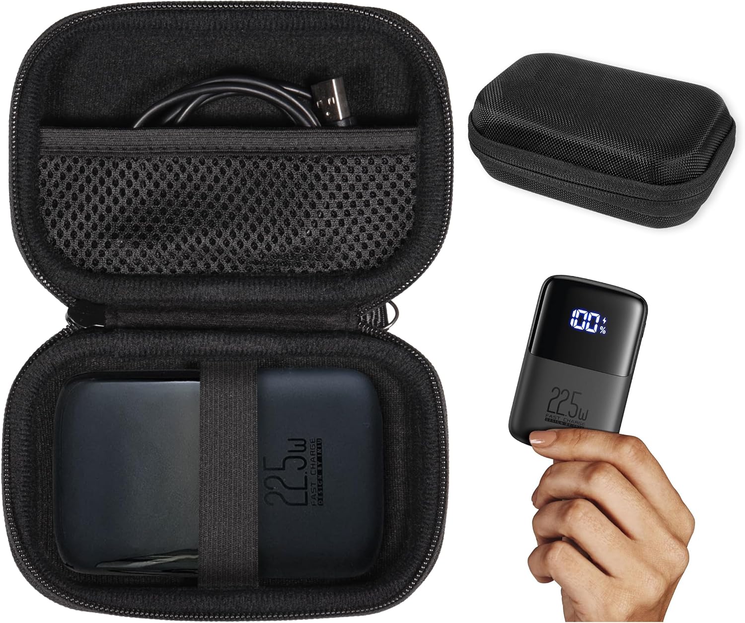 CaseSack Funda para cargador portátil INIU, pequeño banco de energía de 10000 mAh 22.5 W de carga rápida, cargador de batería mini INIU