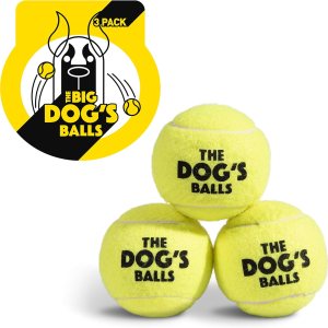 The Big Dog’s Balls, pelotas de tenis para perros, paquete de 3 unidades, color amarillo, juguete para perros de 3 pulgadas de diámetro, pelota The Big Dog’s Balls, pelotas de tenis para perros, paquete de 3 unidades, color amarillo, juguete para perros de 3 pulgadas de diámetro, pelota