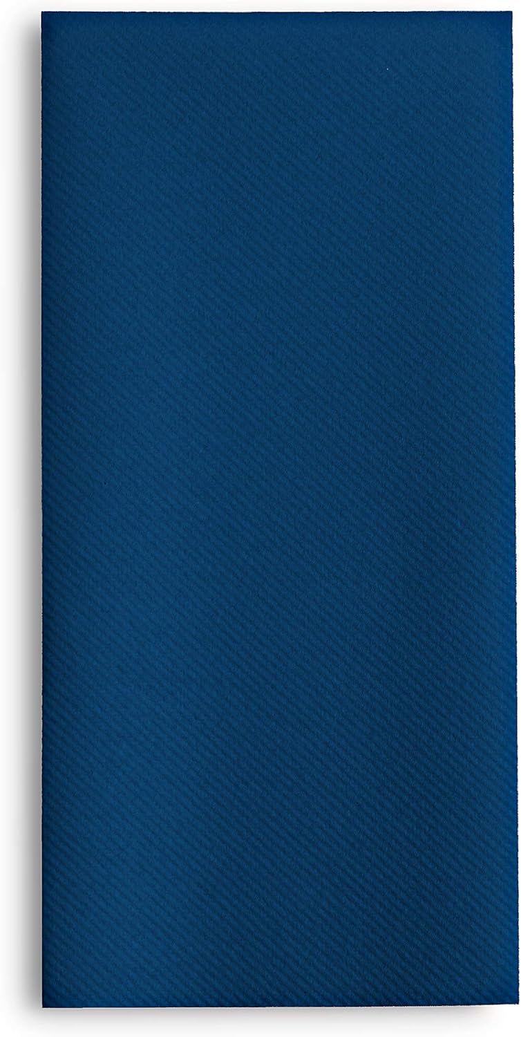 100 servilletas de papel de color azul oscuro, suaves y absorbentes. Para cocina, fiesta, boda, baño o cualquier ocasión (paquete de 100)