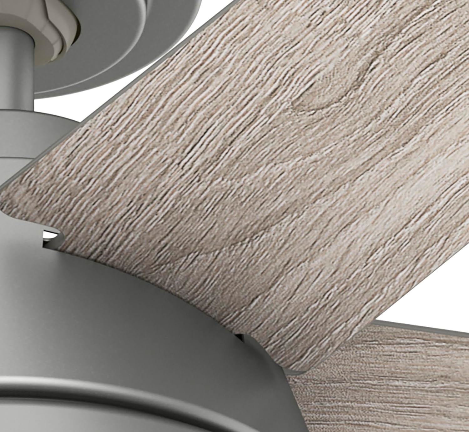 Hunter Fan Company 52423 Burroughs Ventilador de techo, 52 pulgadas, plateado mate