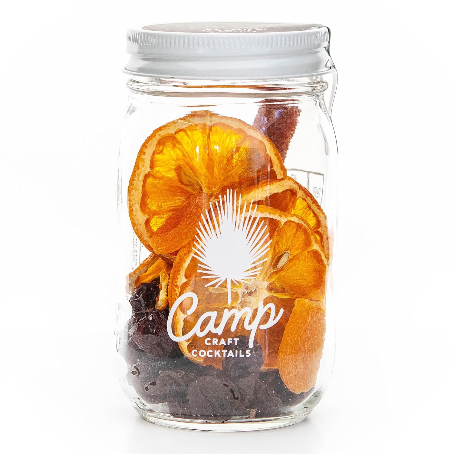 Camp Craft – Mezcla de cóctel The Old Fashioned  Kit de infusión de mezcla de bebidas prémium con frutas deshidratadas, hierbas y azúcar vegano,