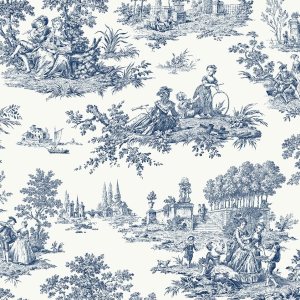 NextWall Chateau Toile – Papel tapiz autoadhesivo (azul marino) NextWall Chateau Toile – Papel tapiz autoadhesivo (azul marino)