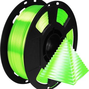 Filamento PLA con efecto sedoso de color verde lima, brillante, 116 pulgadas, material de impresión 3D, 2.2 libras, de plástico, apto para Filamento PLA con efecto sedoso de color verde lima, brillante, 116 pulgadas, material de impresión 3D, 2.2 libras, de plástico, apto para