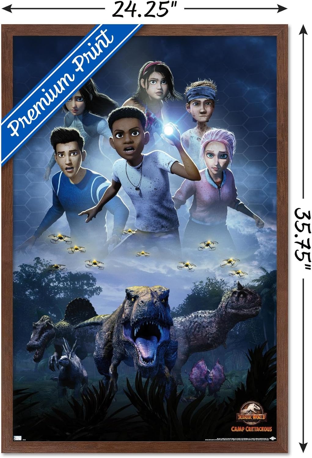 Trends International Jurassic World Camp Cretácico – Póster de pared de una hoja