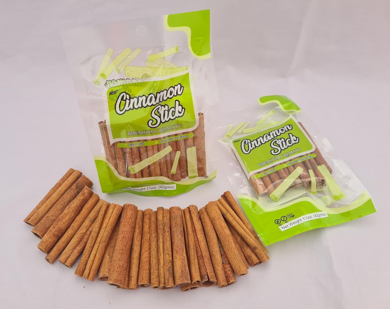 Varitas de canela aroma fuerte, grado premium, cassia natural cosechada 2 oz. por RSJtrading para hornear cocinar y Bpromedios