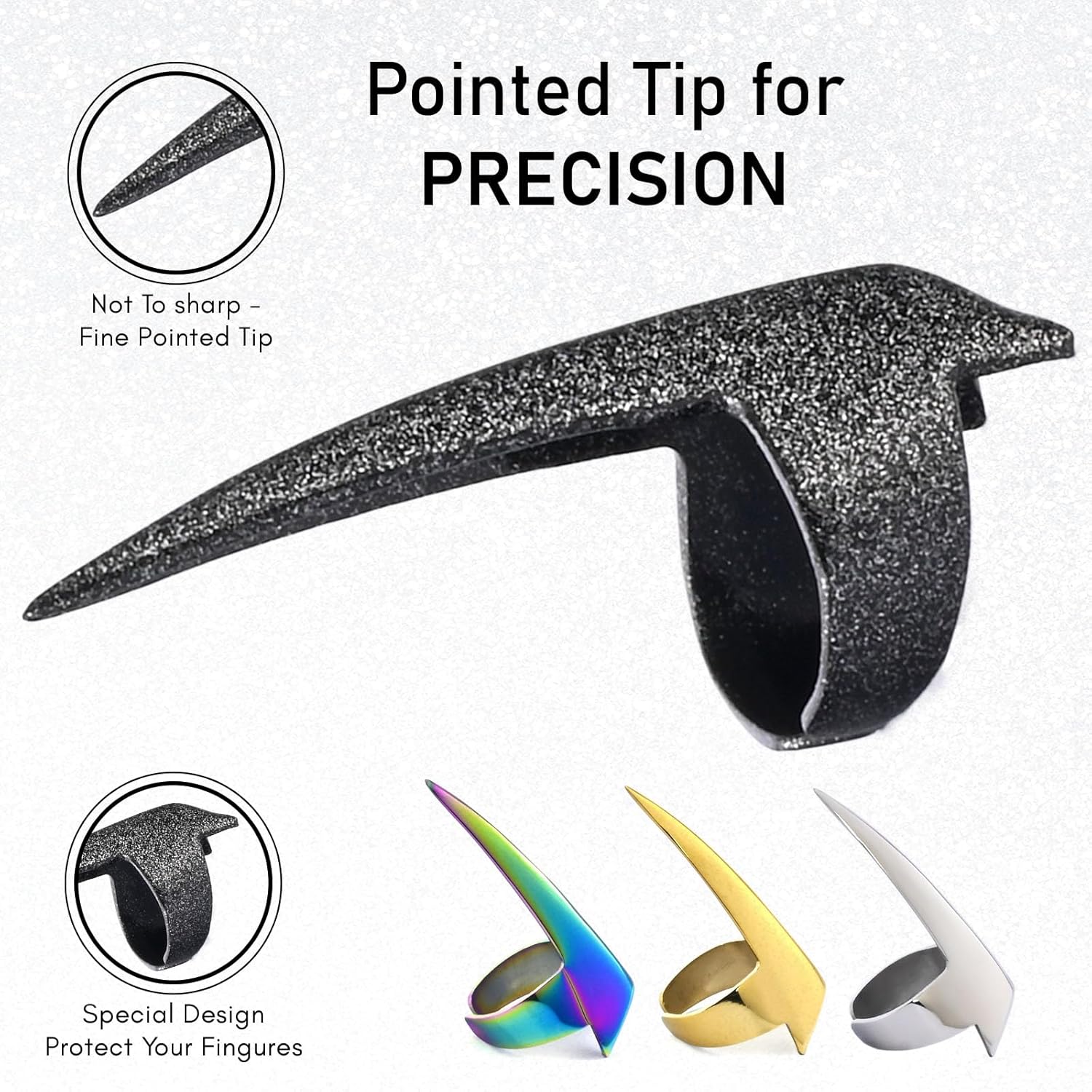 Anillos profesionales para separar y seccionar el cabello, herramientas de acero inoxidable para trenzar el cabello para rastas duraderas, pelucas,