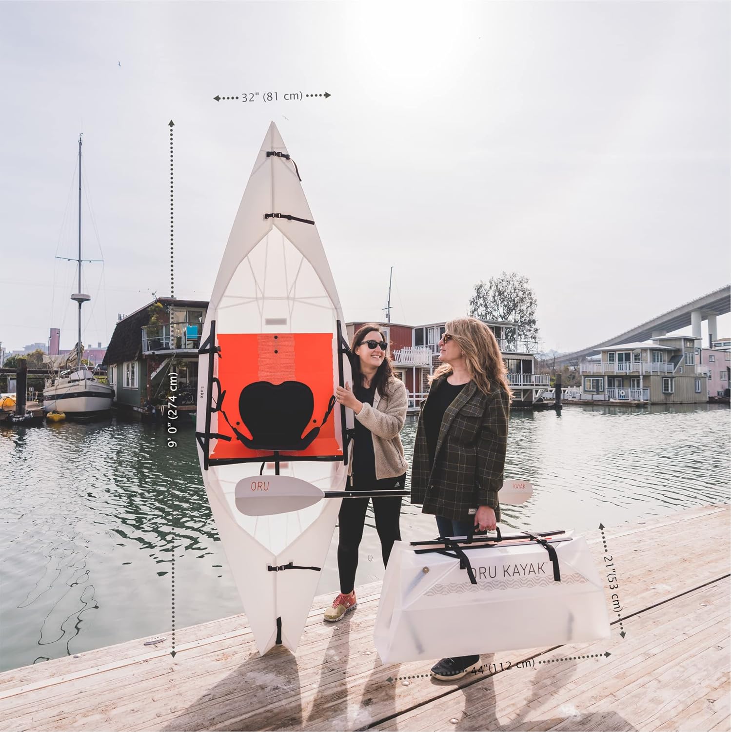 Oru Kayak Kayak Lake plegable  Ligero, portátil y estable – Kayaks de lago y río