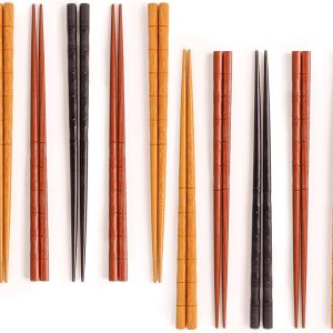 BergHOFF 10 pares de palillos de bambú de 10 pulgadas, uso en interiores y exteriores, ligeros, ecológicos BergHOFF 10 pares de palillos de bambú de 10 pulgadas, uso en interiores y exteriores, ligeros, ecológicos