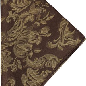 Ultimate Textile -1 docena – Servilletas Miranda de tela de damasco de 20 x 20 pulgadas color marrón chocolate Ultimate Textile -1 docena – Servilletas Miranda de tela de damasco de 20 x 20 pulgadas color marrón chocolate