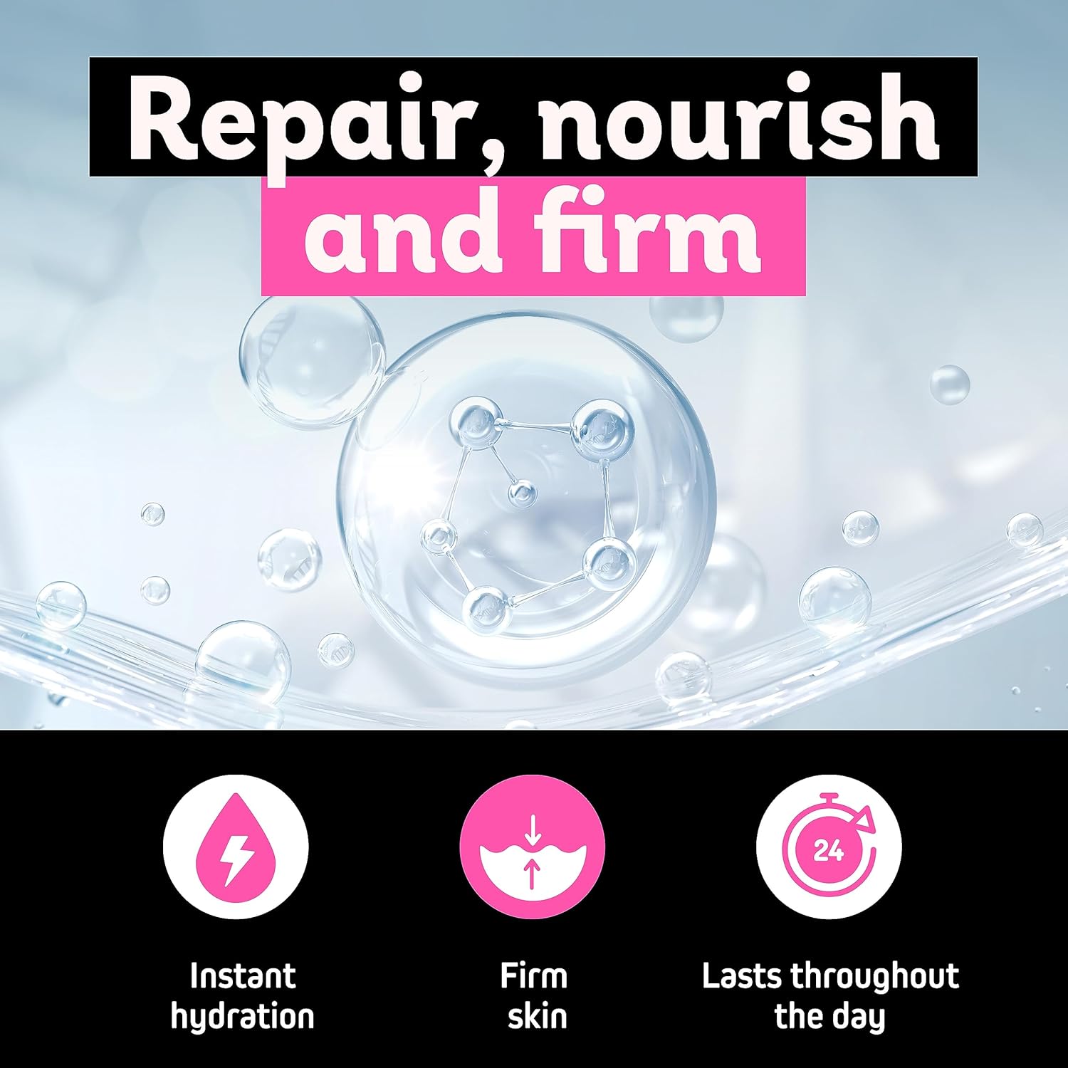 Zumba – Hidratante facial  Hidratante facial tonificante e hidratante con vitamina E, ácido hialurónico, aceite de rosa mosqueta, refuerzo de
