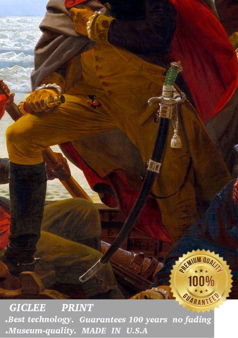 ELITEART – Washington Crossing the Delaware por Emanuel Gottlieb Leutze pintura al óleo de reproducción de pinturas al óleo giclée impresiones en