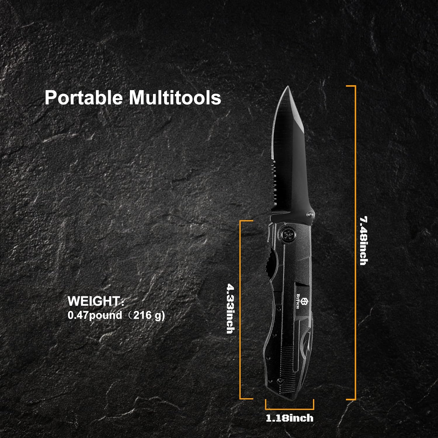 Cuchillo de bolsillo multiherramienta 18 en 1, destornillador multiherramienta con funda de nailon duradera para exteriores, pesca, camping, regalos