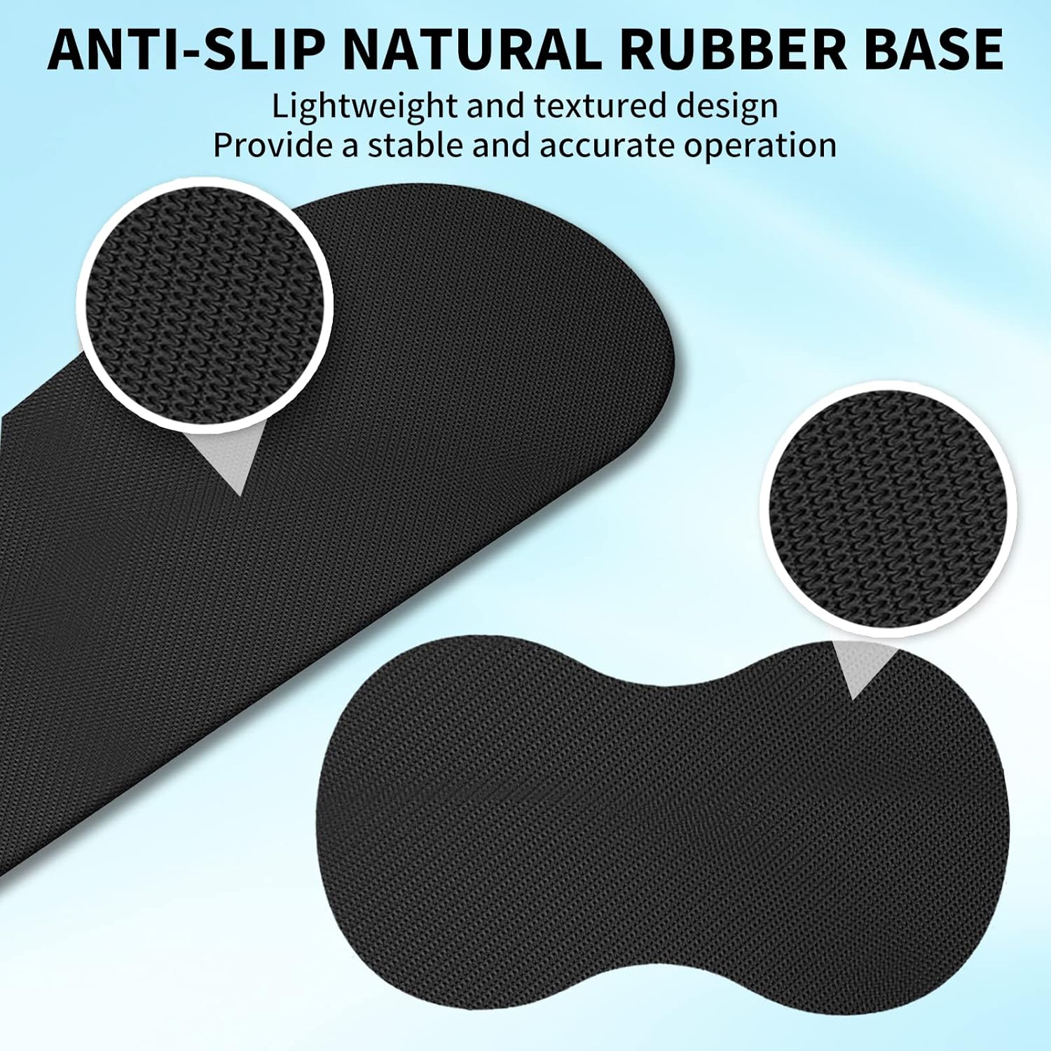 Alfombrilla de mouse con soporte de muñeca + almohadilla de muñeca para teclado + alfombrilla de mouse para juegos + bonitos posavasos juego de 4