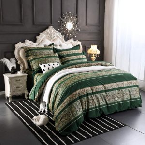 Softta Juego de ropa de cama bohemio de 3 piezas, tamaño King, estilo bohemio, vintage, floral, estampado de cachemira de damasco, 100% algodón Softta Juego de ropa de cama bohemio de 3 piezas, tamaño King, estilo bohemio, vintage, floral, estampado de cachemira de damasco, 100% algodón