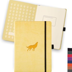 Dingbats* Diario de puntos de vida silvestre A5 – Tapa dura de cuero vegano, ideal para el trabajo, viajes, bolsillo, cierre elástico, marcapáginas Dingbats* Diario de puntos de vida silvestre A5 – Tapa dura de cuero vegano, ideal para el trabajo, viajes, bolsillo, cierre elástico, marcapáginas