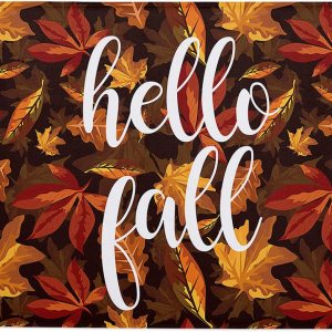 Maple Leaf Durable Bath Mat, Entrance Front Door Rug Shoes Mat Sponge Carpet, Indoor Non Slip Floor Bath Mat – Autumn Golden Fallen Leaves 16x24In Maple Leaf Durable Bath Mat, Entrance Front Door Rug Shoes Mat Sponge Carpet, Indoor Non Slip Floor Bath Mat – Autumn Golden Fallen Leaves 16x24In