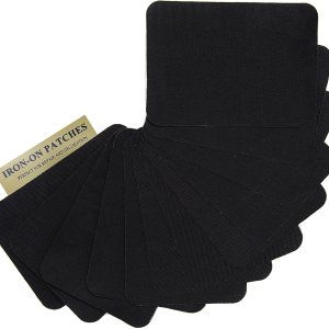 12 parches de tela para planchar en el interior y el exterior, pegamento fuerte, parche de reparación 100% algodón para ropa y pantalones, 12 parches de tela para planchar en el interior y el exterior, pegamento fuerte, parche de reparación 100% algodón para ropa y pantalones,