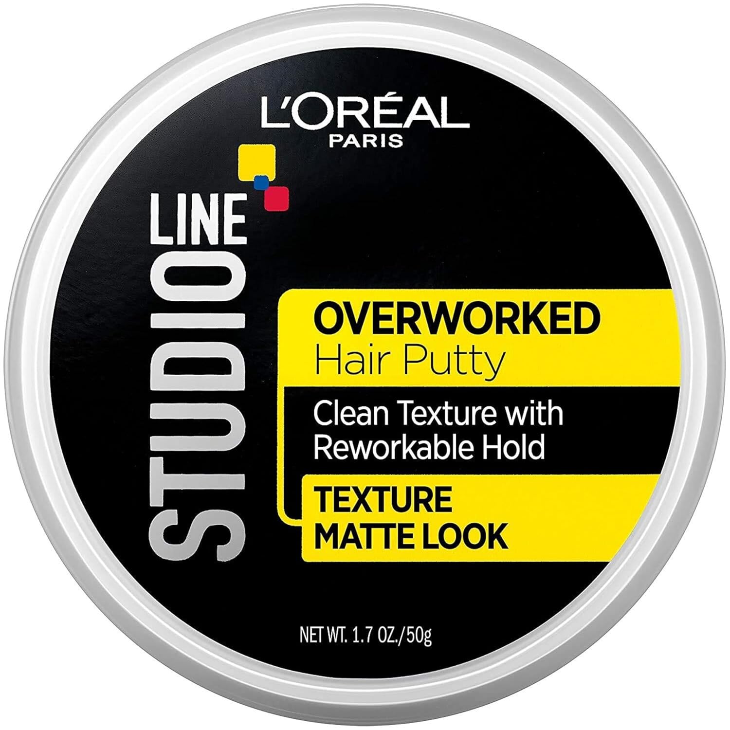 Loreal Studio Putty Overworked 1.7 oz (1.7 fl oz) (paquete de 6)