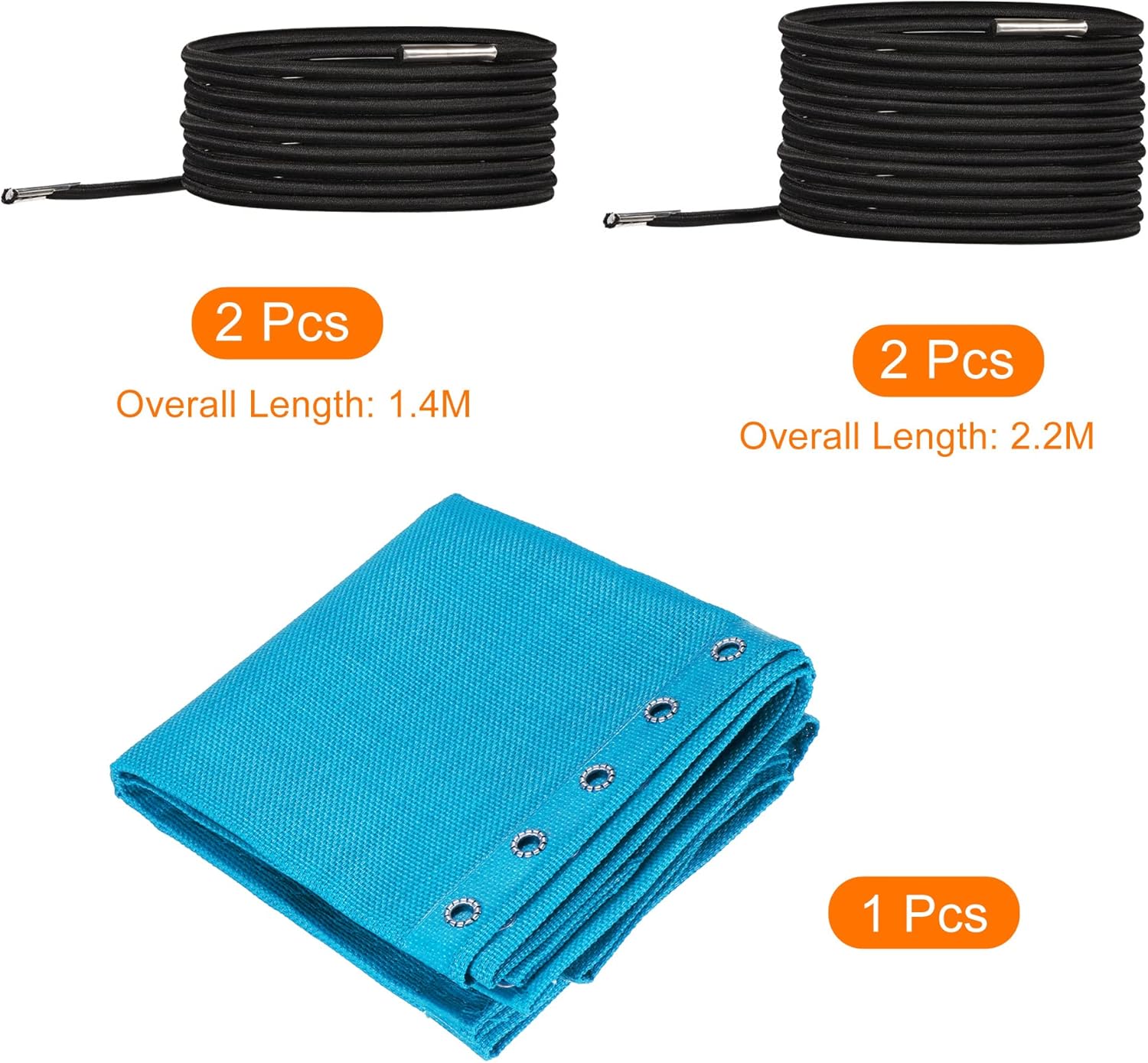 PATIKIL Tela de repuesto para silla de gravedad, tela antigravedad, kit de herramientas de reparación con cordón para patio al aire libre, color