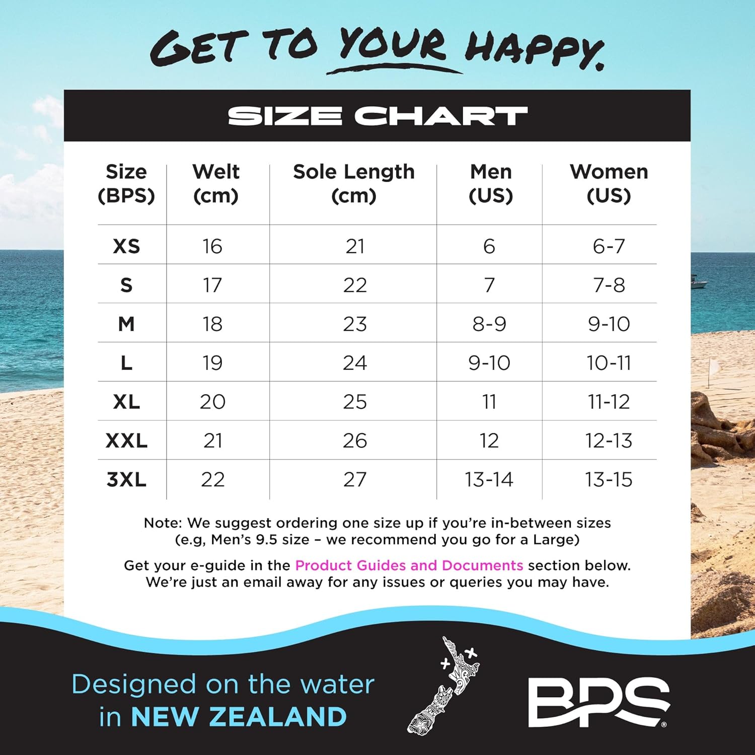 BPS Calcetines de agua suaves y ultra elásticos de Nueva Zelanda ‘Second Skin’, unisex, para voleibol de playa, aletas de natación, actividades