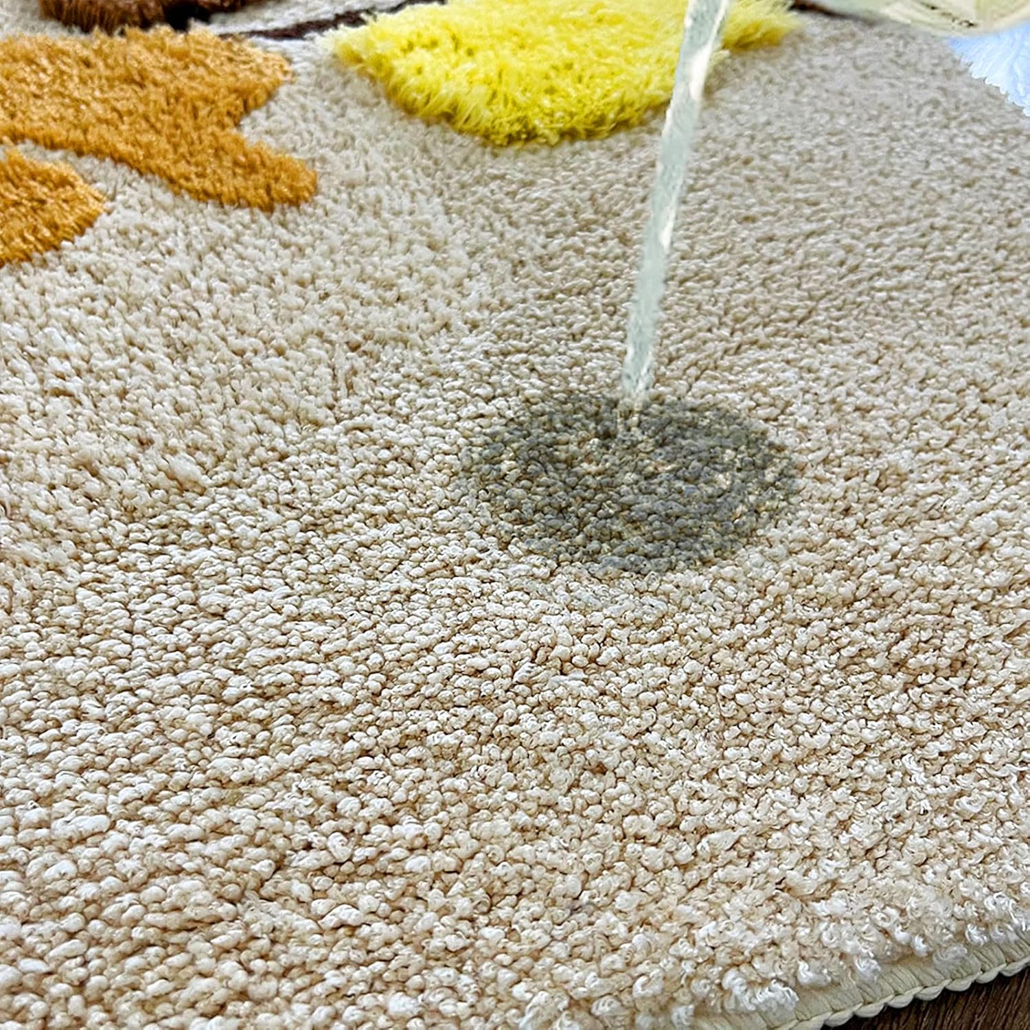 Alfombra de pasillo de musgo, alfombra de área suave para dormitorio, antideslizante, acogedora, alfombra pequeña para niños, sala de juegos,