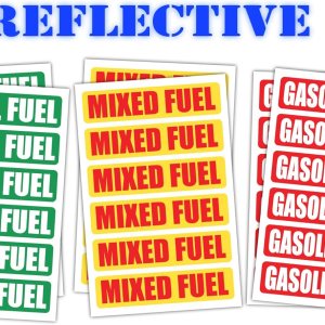 3M – Calcomanías reflectantes para combustible diésel, solo gasolina, combustible mixto, solo combustible mixto, calcomanías para camiones, 3M – Calcomanías reflectantes para combustible diésel, solo gasolina, combustible mixto, solo combustible mixto, calcomanías para camiones,